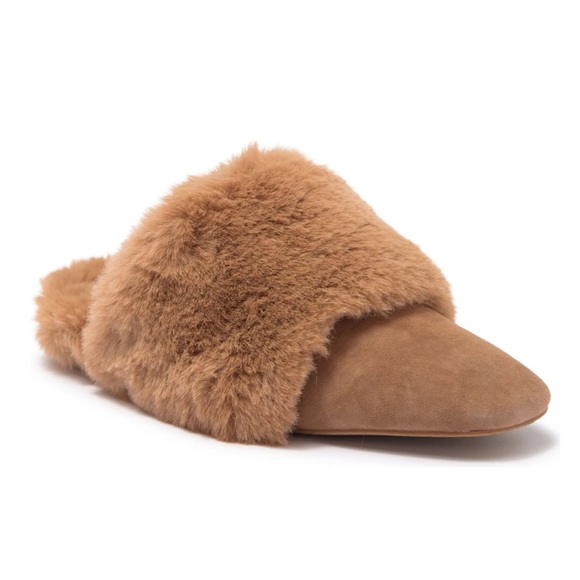 Stuart Weitzman Shoes - NWB Stuart Weizmann Edie Chill Faux Fur Slippers
